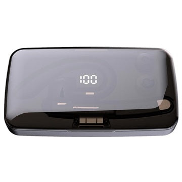 Mono Bluetooth Headset med Opladningsboks YK520 - Sort