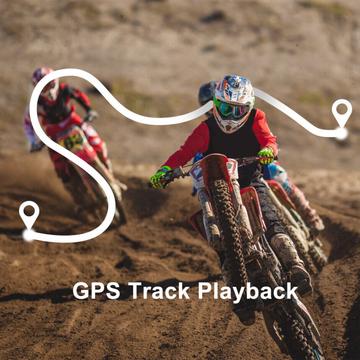 Motorcykel trådløs CarPlay / Android Auto m. cykelholder - 5"
