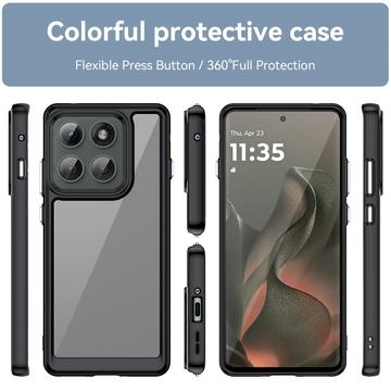 Motorola Edge (2025) Anti-Shock Hybrid Cover - Sort