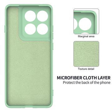 Motorola Edge (2025) Flydende silikone cover med håndrem - grøn