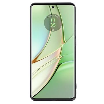 Motorola Edge 40 Anti-Fingeraftryk Mat TPU Cover - Sort
