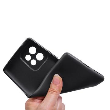 Motorola Edge 40 Pro/Moto X40 Anti-Fingeraftryk Mat TPU Cover - Sort
