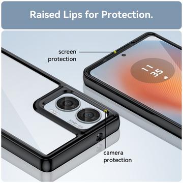 Motorola Edge 50 Fusion/G96 Anti-Shock Hybrid Cover - Sort