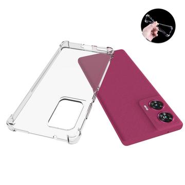 Motorola Edge 50 Fusion/G96 Stødsikkert TPU Cover - Gennemsigtig