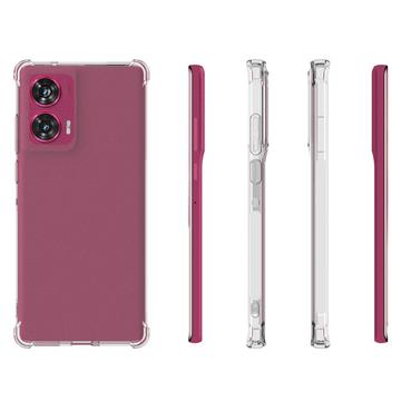 Motorola Edge 50 Fusion/G96 Stødsikkert TPU Cover - Gennemsigtig