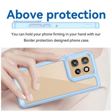 Motorola Edge 50 Neo/Moto S50 Anti-Shock Hybrid Cover - Blå