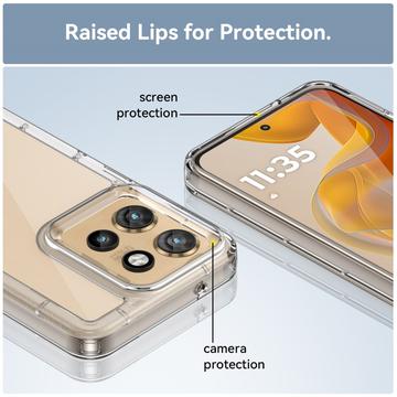 Motorola Edge 50 Neo/Moto S50 Anti-Shock Hybrid Cover - Gennemsigtig