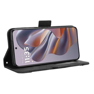 Motorola Edge 50 Neo/Moto S50 Kortholder Pung Etui - Sort