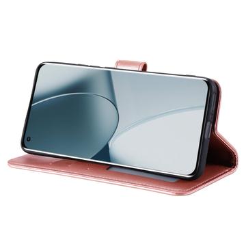 Motorola Edge 50 Neo Mandala Series Etui med Pung - Rødguld