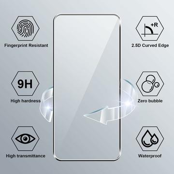 Motorola Edge 50 Neo Saii 2-i-1 TPU Cover & Skærmbeskyttelse Hærdet Glas