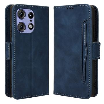 Motorola Edge 50 Pro Pung Cover med Kortholder - Blå