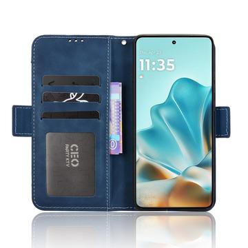 Motorola Edge 60/60 Fusion Kortholder Pung Etui - Blå
