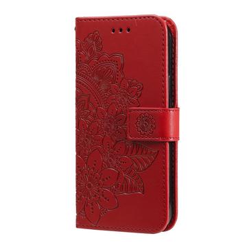 Motorola Edge 60 Fusion Mandala Series Etui med Pung - Rød