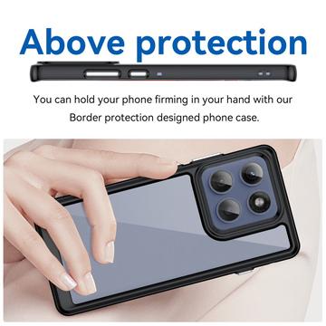 Motorola Edge 60 Pro Anti-Shock Hybrid Cover - Sort