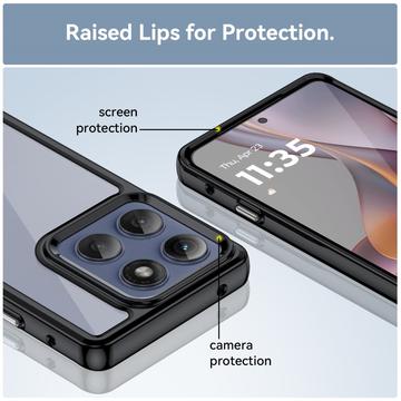 Motorola Edge 60 Pro Anti-Shock Hybrid Cover - Sort
