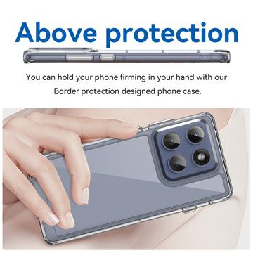 Motorola Edge 60 Pro Anti-Shock Hybrid Cover - Gennemsigtig