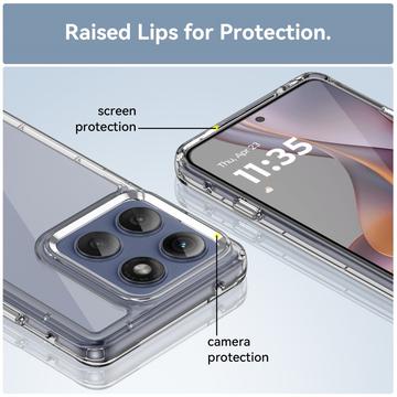 Motorola Edge 60 Pro Anti-Shock Hybrid Cover - Gennemsigtig
