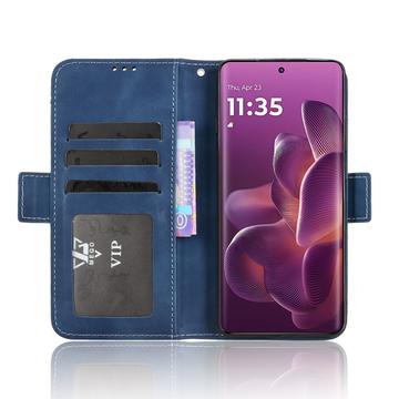 Motorola Edge 60 Pro Kortholder Pung Etui - Blå