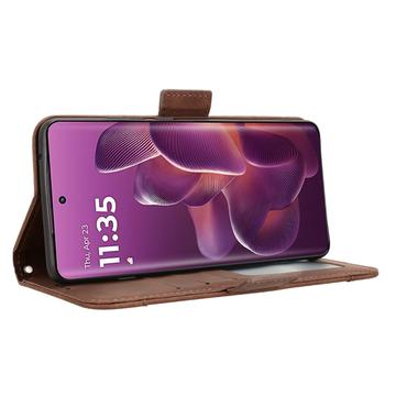 Motorola Edge 60 Pro Kortholder Pung Etui - Brun