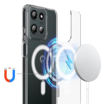 Motorola Edge 60 Stylus Hybrid Cover - MagSafe Kompatibel - Gennemsigtig