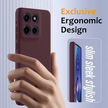 Motorola Edge 60 Stylus Liquid Silikone Cover - MagSafe Kompatibel - Vinrød