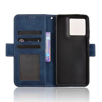 Motorola Edge 70 Kortholder Pung Etui - Blå