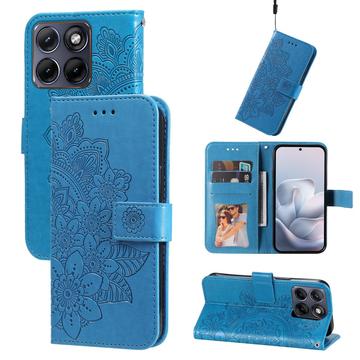 Motorola Edge 70 Fusion/70 Fusion+ Mandala Series Etui med Pung - Blå