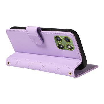 Motorola Edge 70 Luksus Vatteret Pung - lilla