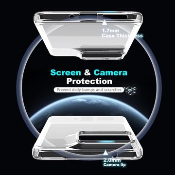 Motorola Edge 70 Saii 2-i-1 TPU Cover & Skærmbeskyttelse Hærdet Glas