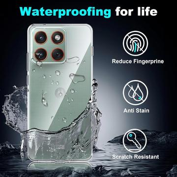 Motorola Edge 70 Saii 2-i-1 TPU Cover & Skærmbeskyttelse Hærdet Glas