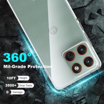 Motorola Edge 70 Saii 2-i-1 TPU Cover & Skærmbeskyttelse Hærdet Glas