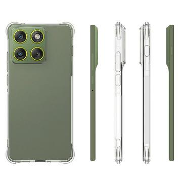 Motorola Edge 70 Stødsikkert Silikone Cover - Gennemsigtig