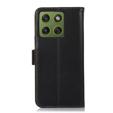 Motorola Edge 70 Pung læder cover med RFID - sort