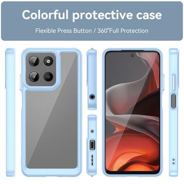 Motorola Moto E15/G05 Anti-Shock Hybrid Cover - Blå