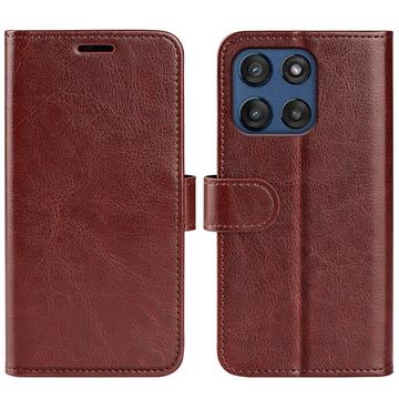 Motorola Moto G Stylus 5G (2025)/Edge 60 Stylus Pung med Magnetisk Lukning - brun