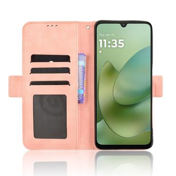 Motorola Moto G06/G06 Power Kortholder Pung Etui - Pink