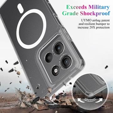 Motorola Moto G15/G15 Power/G17/G17 Power Hybrid Cover - MagSafe Kompatibel - Gennemsigtig