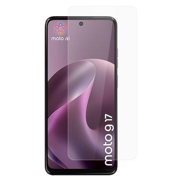 Motorola Moto G17 Skærmbeskyttelse Hærdet Glas - 9H - Case Friendly - Gennemsigtig