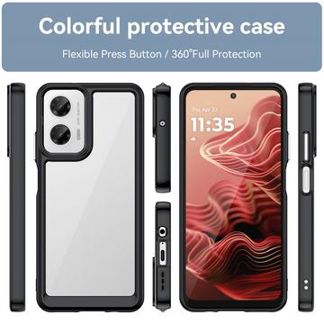 Motorola Moto G35 Anti-Shock Hybrid Cover - Sort