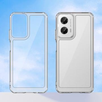 Motorola Moto G35 Anti-Shock Hybrid Cover - Gennemsigtig