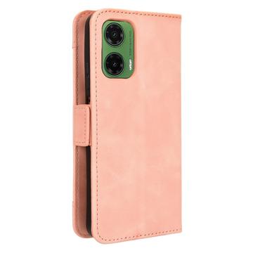 Motorola Moto G35 Kortholder Pung Etui - Pink