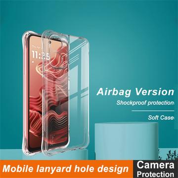 Motorola Moto G35 Imak Faldsikkert TPU Cover - Gennemsigtig