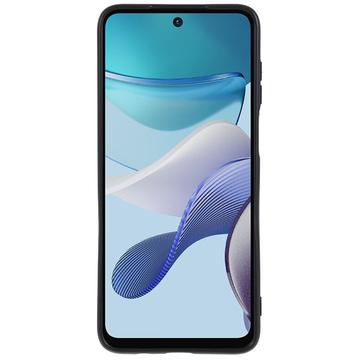 Motorola Moto G53 Anti-Fingeraftryk Mat TPU Cover - Sort