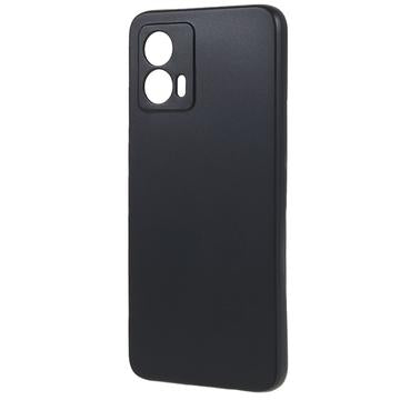 Motorola Moto G53 Anti-Fingeraftryk Mat TPU Cover - Sort