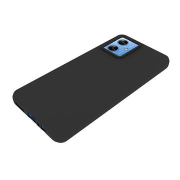 Motorola Moto G54 Anti-Fingeraftryk Mat TPU Cover - Sort