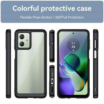 Motorola Moto G54 Anti-Shock Hybrid Cover - Sort