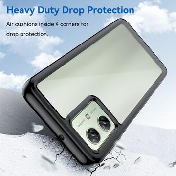 Motorola Moto G54 Anti-Shock Hybrid Cover - Sort