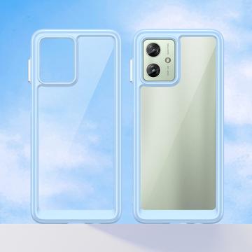 Motorola Moto G54 Anti-Shock Hybrid Cover - Blå