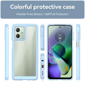 Motorola Moto G54 Anti-Shock Hybrid Cover - Blå