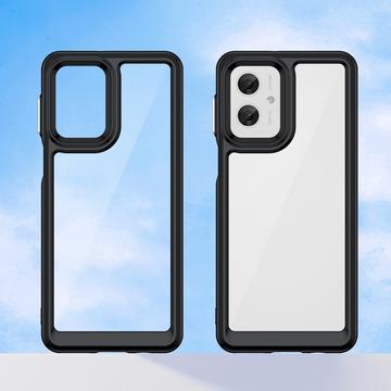 Motorola Moto G55 Anti-Shock Hybrid Cover - Sort